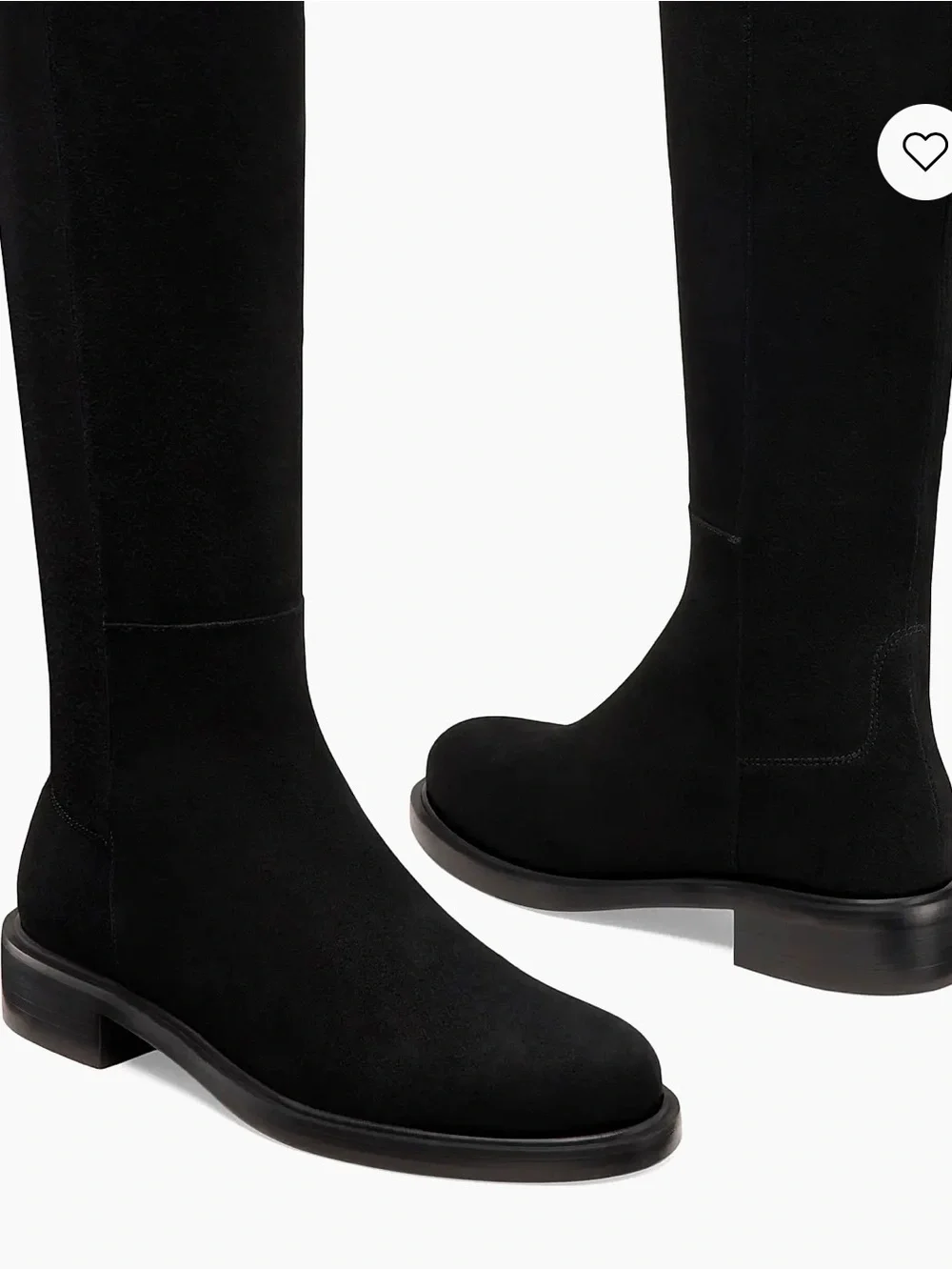Stuart Weitzman 5050 Gisele 30MM Suede Boots black  $850 size 6 new /no box